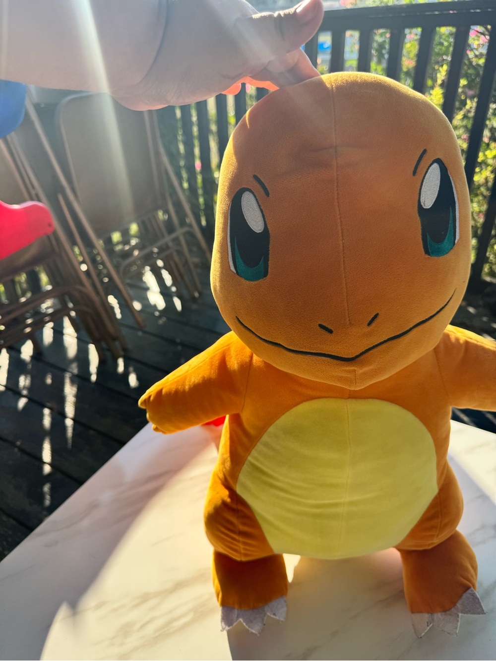 Pokemon Orange Charmander Plush with Yellow Belly